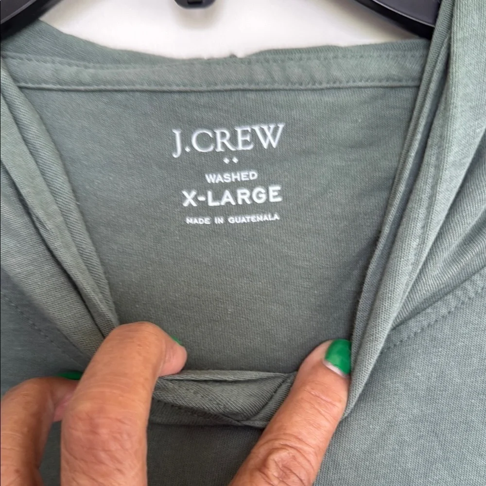 J. Crew men’s Green Sweatshirt Hoodie